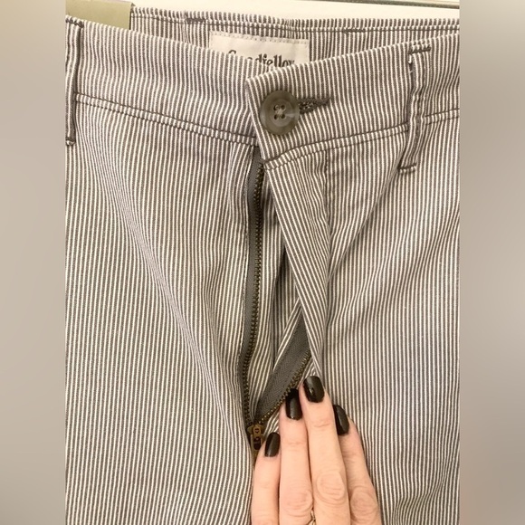 NWT Goodfellows size 36 cotton pinstripe flat front shorts - Picture 2 of 14